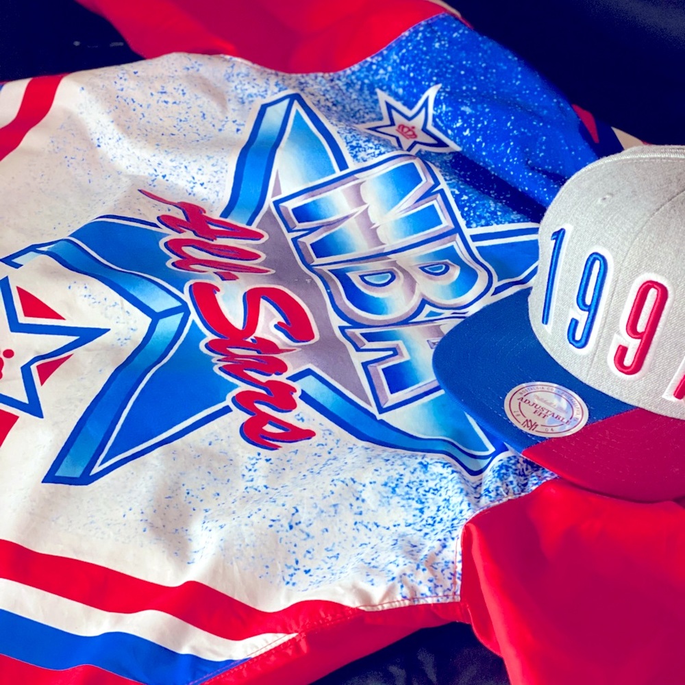 West 91 all star warmup with 1991 hat